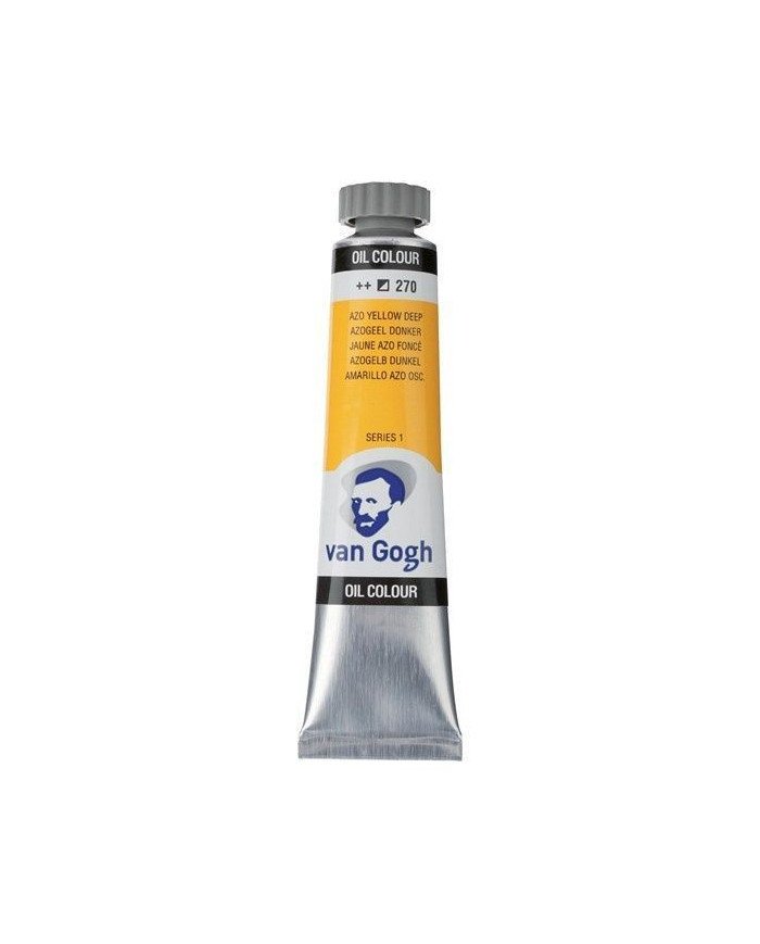 Peinture à l'huile Tube 40 ml Jaune Azo Foncé 270 - VAN GOGH Peinture à l'huile Tube 40 ml Jaune Azo Foncé 270 - VAN GOGH