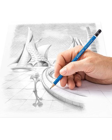 Le Libr'air - Crayon Graphite Lumograph H - Staedtler - Tunisie Le Libr'air - Crayon Graphite Lumograph H - Staedtler - Tunisie