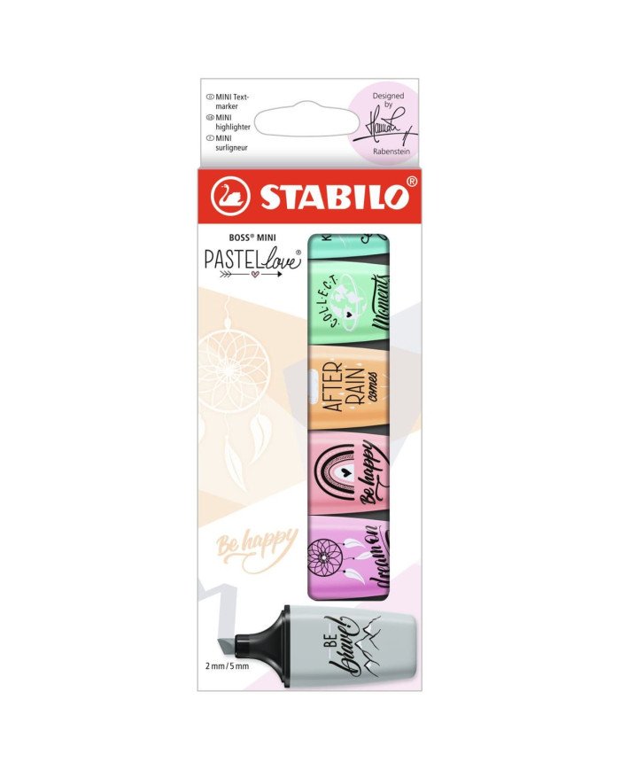 Stabilo Boss mini Pastel 6 pièces