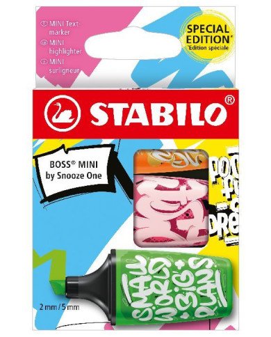 Stabilo Boss Mini set de 3 by Snooze One