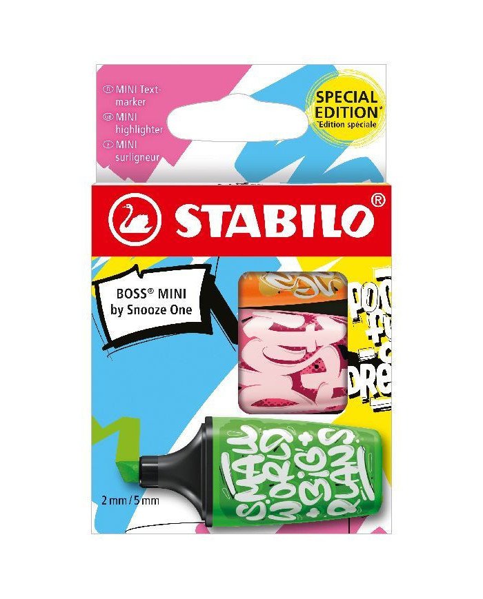 Stabilo Boss Mini set de 3 by Snooze One