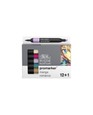 Set de 12+1 Promarker Winsor&Newton Manga Romance