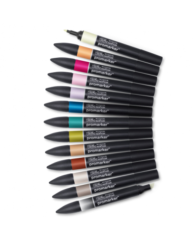 Set de 12+1 Promarker Winsor&Newton Manga Romance