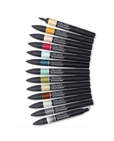 Set 12+1 Promarker Manga set 2 Winsor&Newton