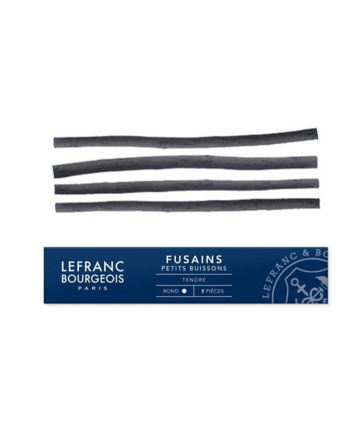Etui 5 Fusains Petit Buisson Rond - Lefranc&Bourgeois