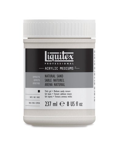 Liquitex Effect Sable Naturel Medium Gel épais 237 ml