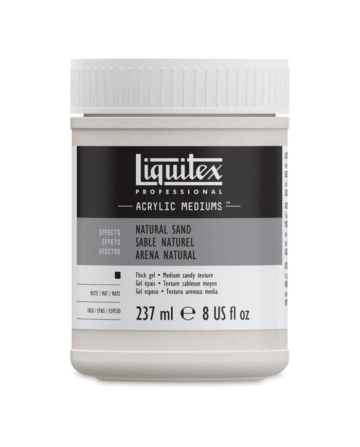 Liquitex Effect Sable Naturel Medium Gel épais 237 ml