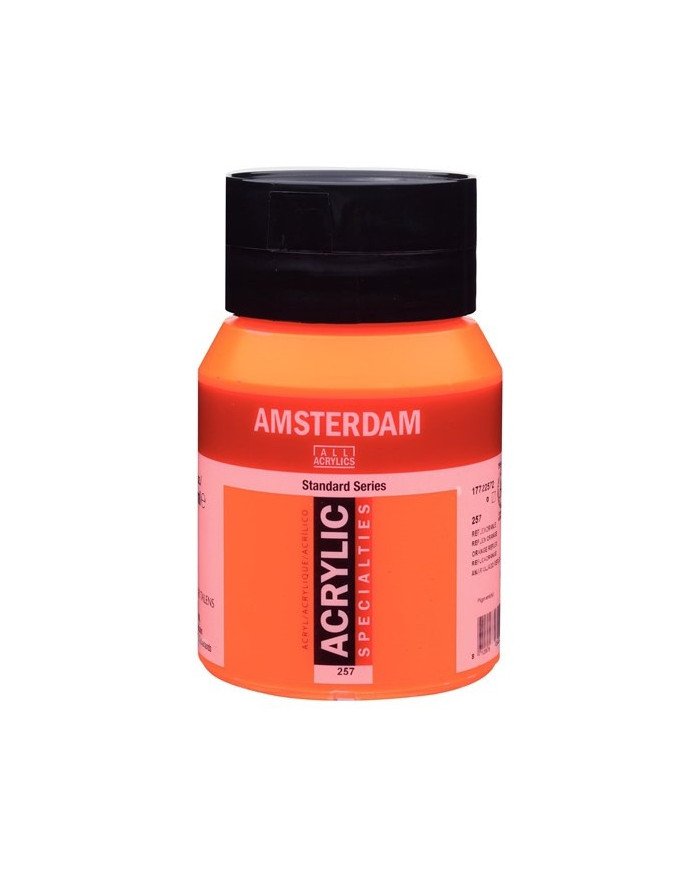 Le Libr'air - Standard Series Acrylique Pot 500 ml Orange Reflex 257 - Amsterdam - Tunisie