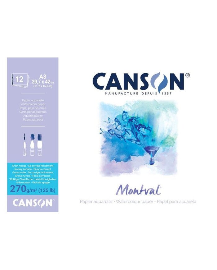 Bloc CANSON Montval A3 270g