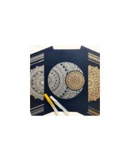 Stylo Gel Gelly Roll Metallique Argent Pointe Moyenne 4mm SAKURA