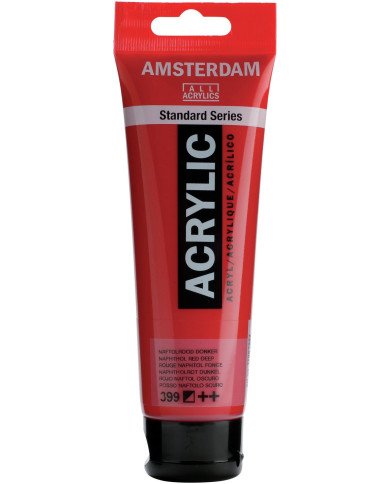 Standard Series Acrylique Tube 120 ml Rouge Naphtol Foncé 399 - Amsterdam