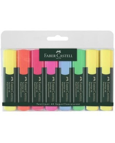 Pochette de 8 Surligneurs Faber-Castell
