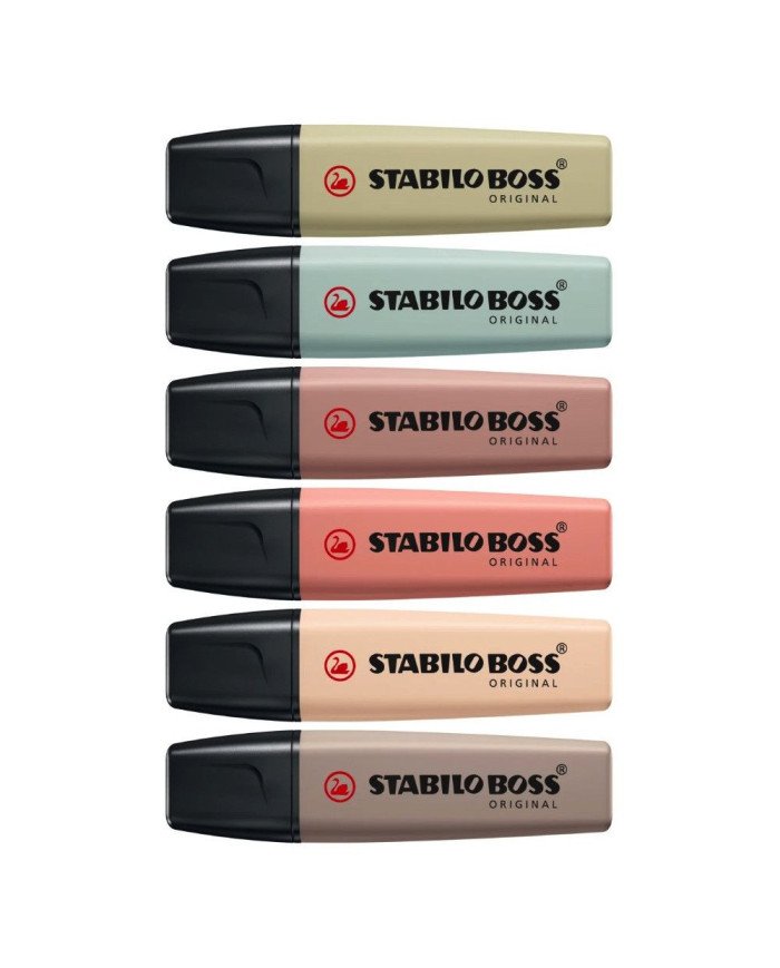 STABILO Boss pochette de 6 NatureColors STABILO Boss pochette de 6 NatureColors