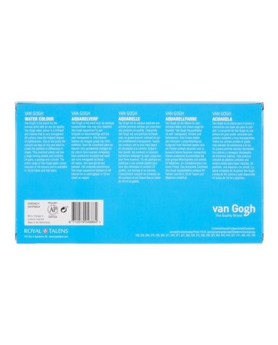 Le Libr'air - Peinture aquarelle 18 couleurs en godets et 2 couleurs en tube de 10 ml - Van Gogh - Tunisie Le Libr'air - Peinture aquarelle 18 couleurs en godets et 2 couleurs en tube de 10 ml - Van Gogh - Tunisie