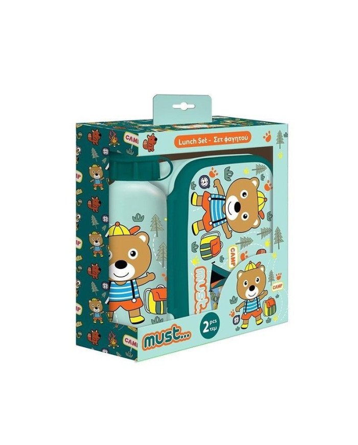 Coffret Lunch box + Gourde MUST Camp