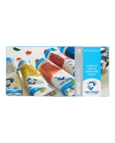 Le Libr'air - Boite de 10 Tubes Aquarelle - Van Gogh - Tunisie Le Libr'air - Boite de 10 Tubes Aquarelle - Van Gogh - Tunisie