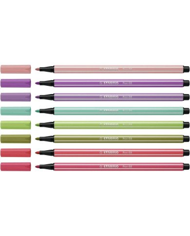 Pochette de 8 feutres 68 STABILO