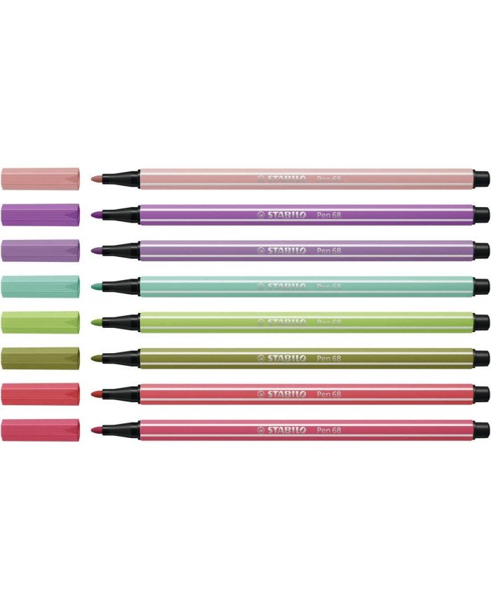 Pochette de 8 feutres 68 STABILO