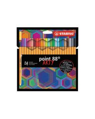 24 Stylos-feutres STABILO point 88 Arty 24 Stylos-feutres STABILO point 88 Arty
