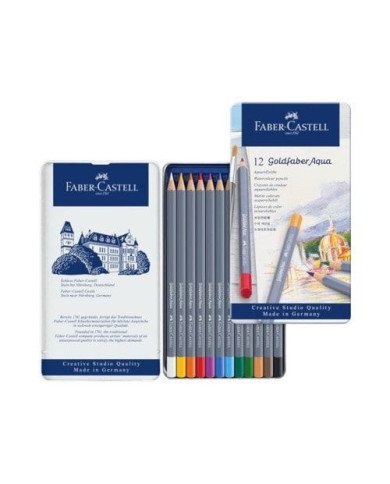 Coffret 12 Crayons Aquarellables Faber-Castell Coffret 12 Crayons Aquarellables Faber-Castell