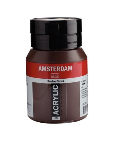 Le Libr'air - Standard Series Acrylique Pot 500 ml Terre d'Ombre Brûlée 409 - Amsterdam - Tunisie