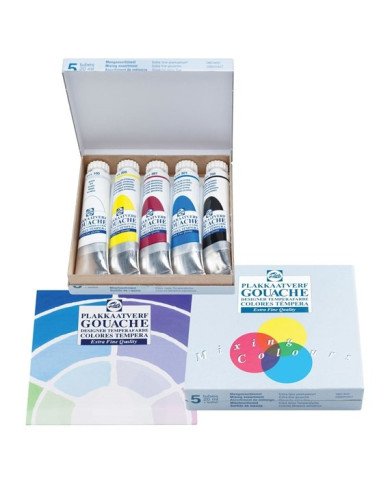 Le Libr'air - Set 5 Tubes Gouache Qualité Extra Fine - Talens - Tunisie Le Libr'air - Set 5 Tubes Gouache Qualité Extra Fine - Talens - Tunisie